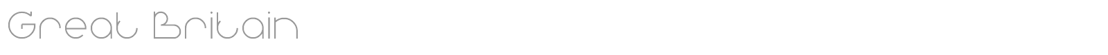 Great Britain font preview